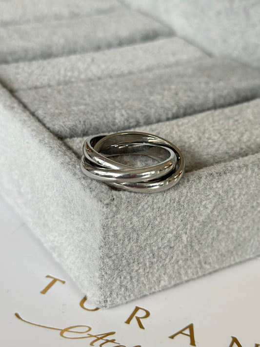 Gümüş Renk Halka Marka Yüzük