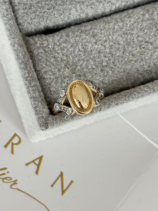 Özel Seri Oval Mini Taşlı Yüzük