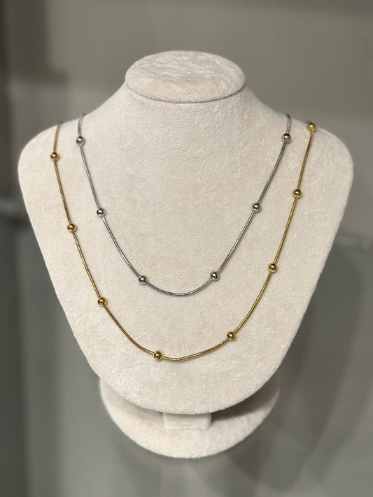 50 cm Topçuk Çelik Kolye