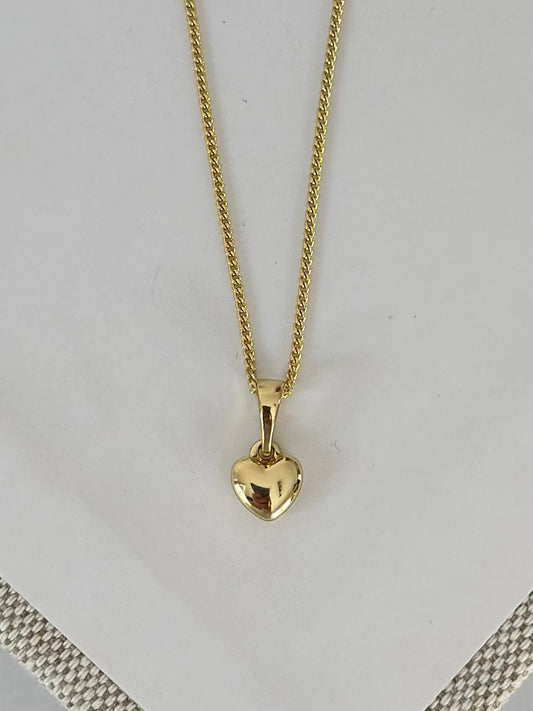 Mini Kalp Kolye (14K Renk)