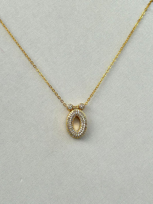 Taşlı Çelik Balon Ö Harfi (52cm)