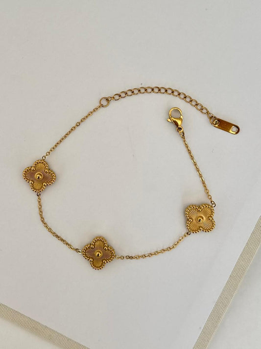 3 Gold Yonca Bileklik