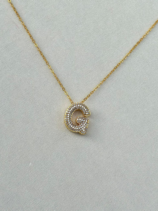 Taşlı Çelik Balon G Harfi (52cm)