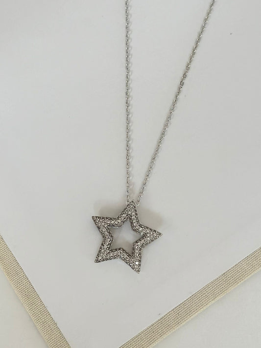 Taşlı Yıldız Kolye