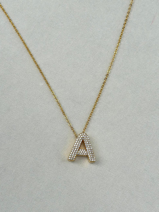 Taşlı Çelik Balon A Harfi (52cm)