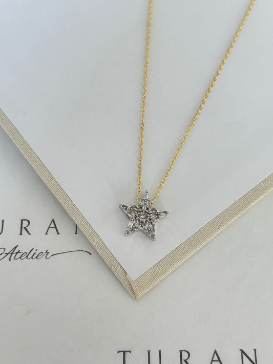 Zirkon Yıldız Kolye