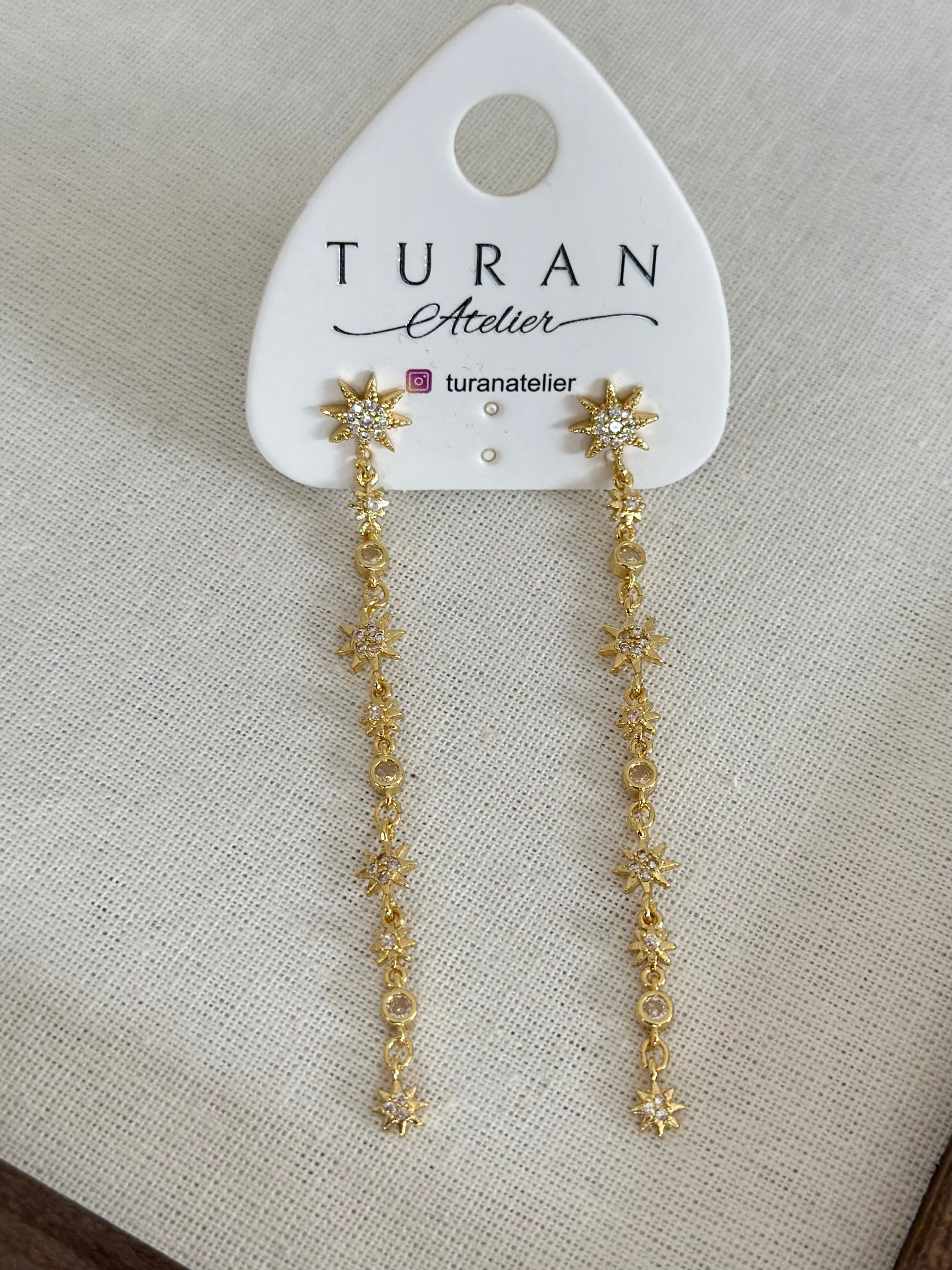 Gezegen Sallantılı Küpe
