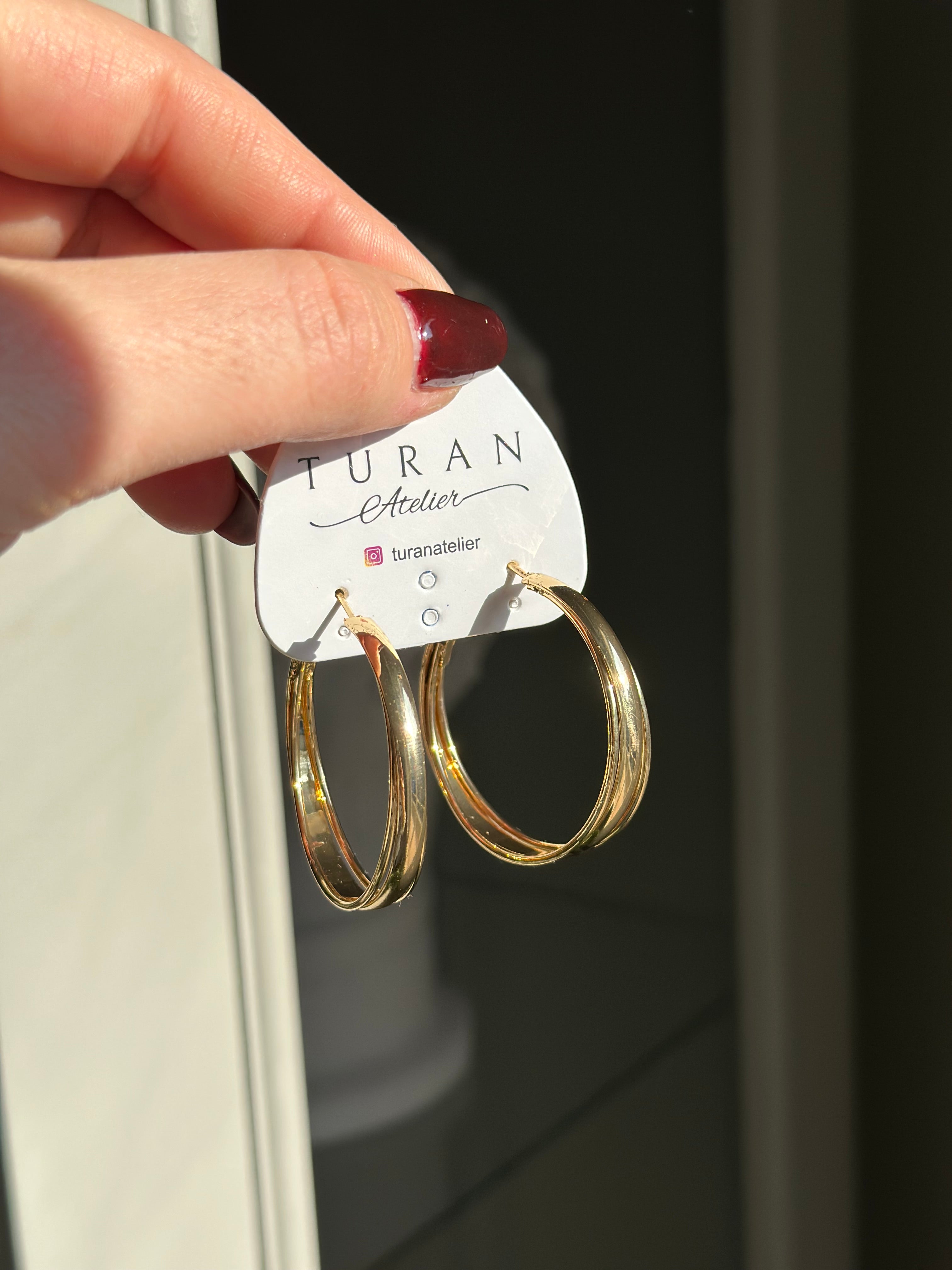 Tasarım Halka Küpe İç Çap Ölçüsü: 3 cm