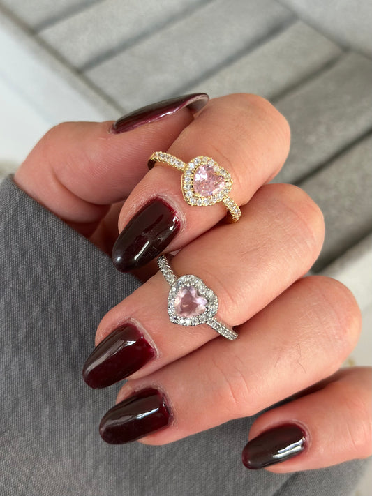 Pembe Kalp Marka Yüzük