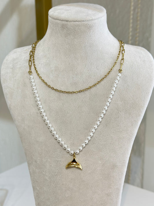 Dual Pearl Kolye