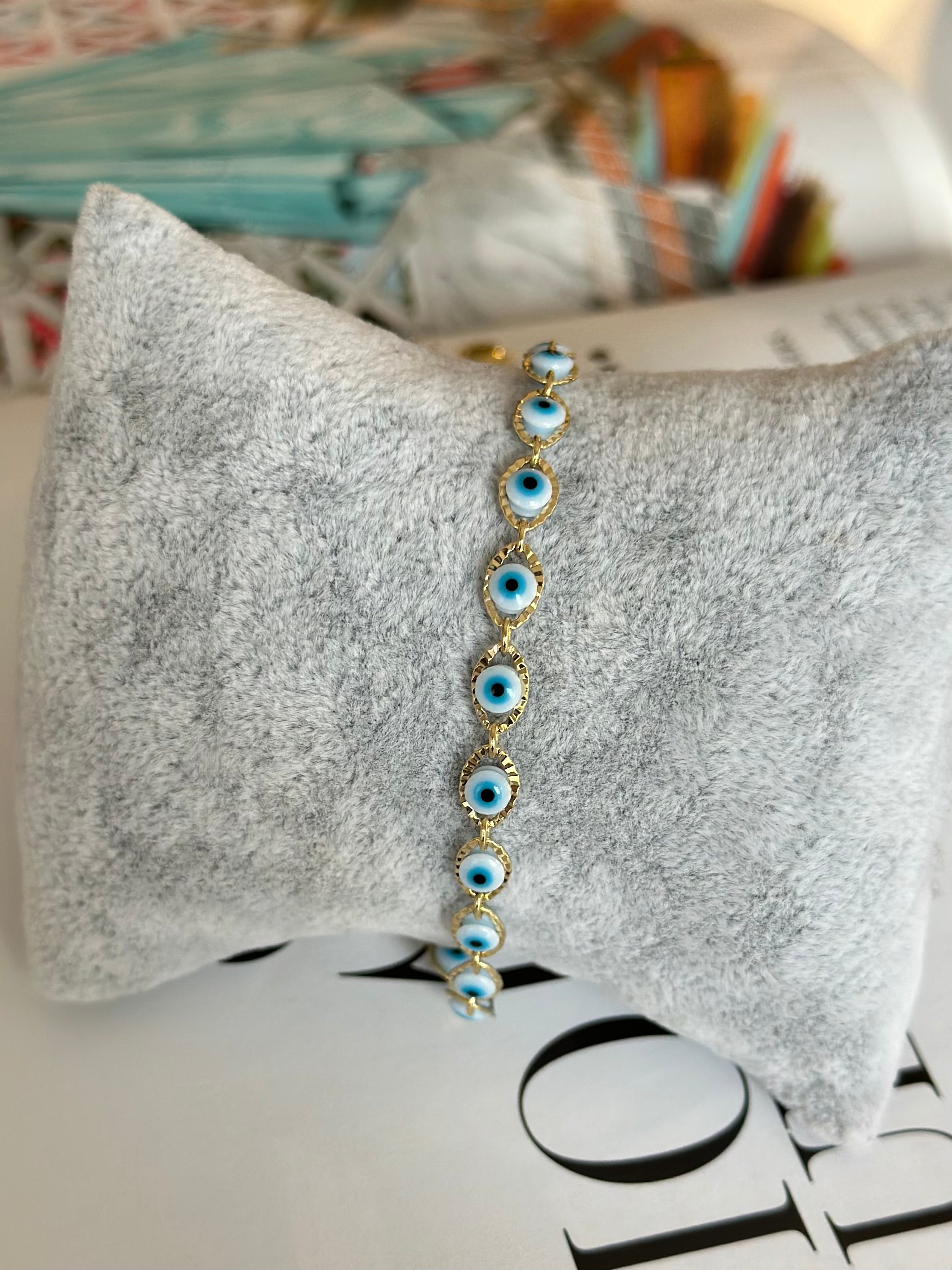 Mavi Beyaz Nazar Xuping Bileklik