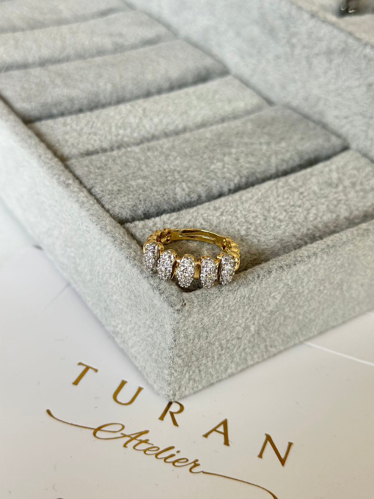 Özsl Seri Bombe Taşlı Yüzük