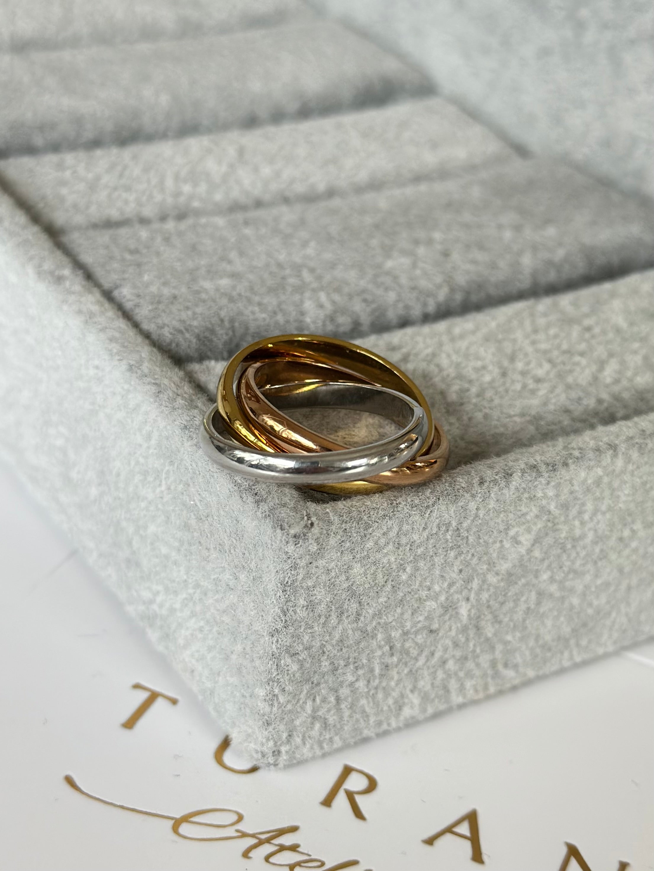 3 Renk Halka Marka Yüzük