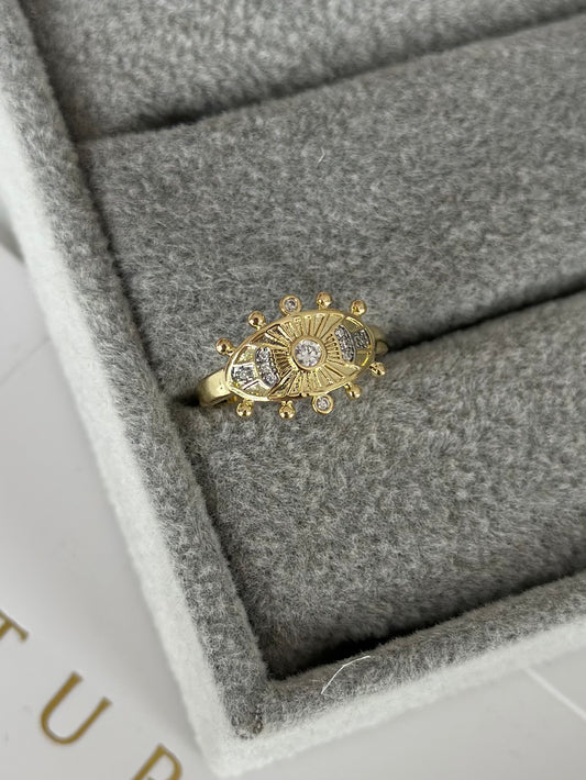 Özel Seei Topçuk Göz Yüzük