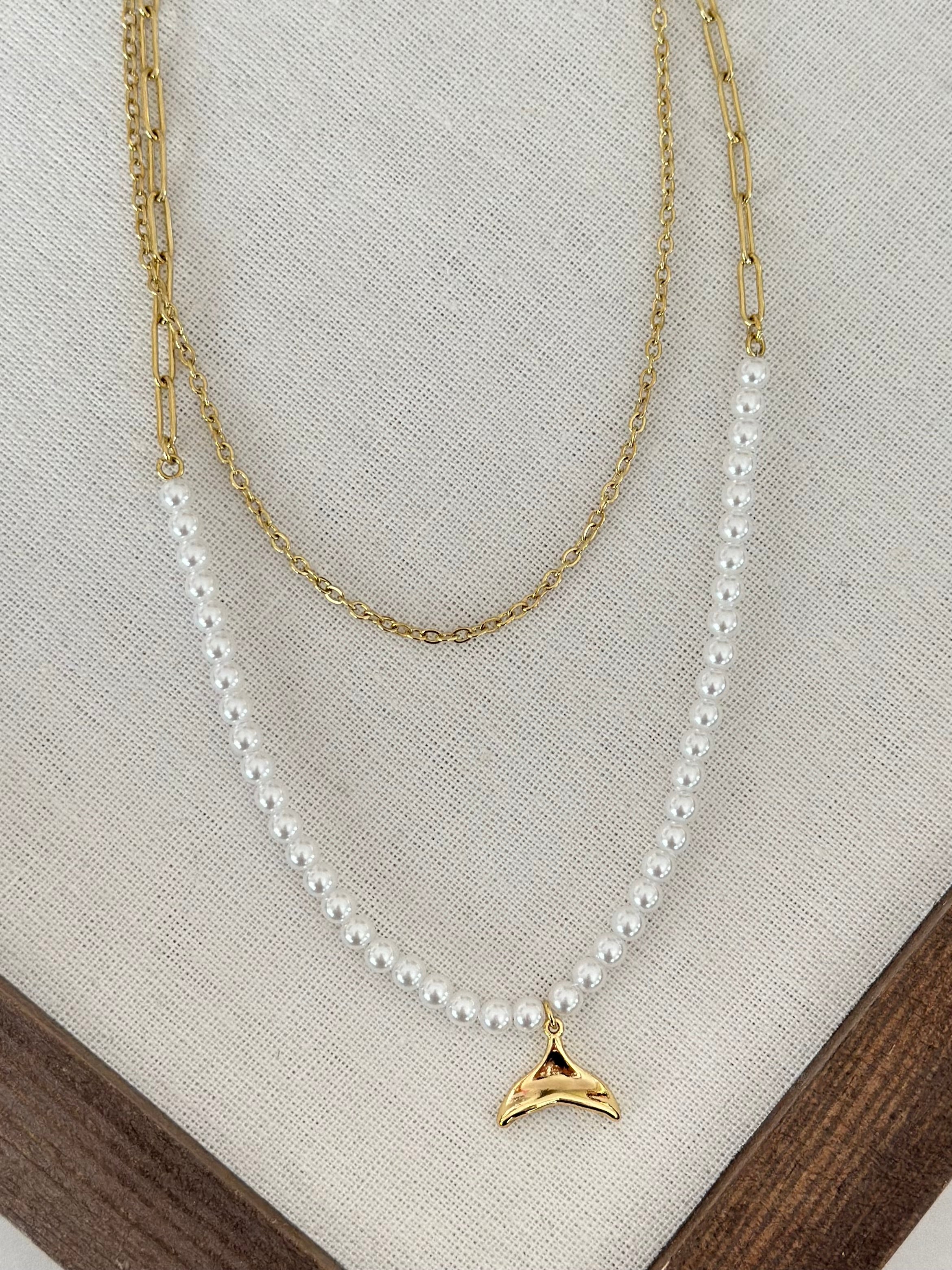 Dual Pearl Kolye