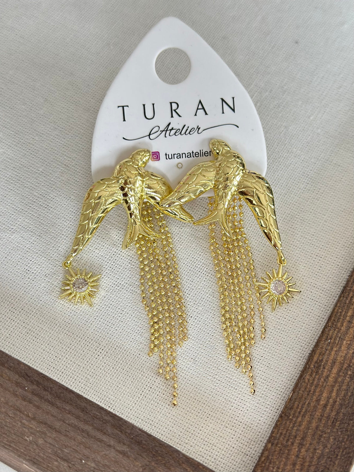 Vintage Kırlangıç Küpe
