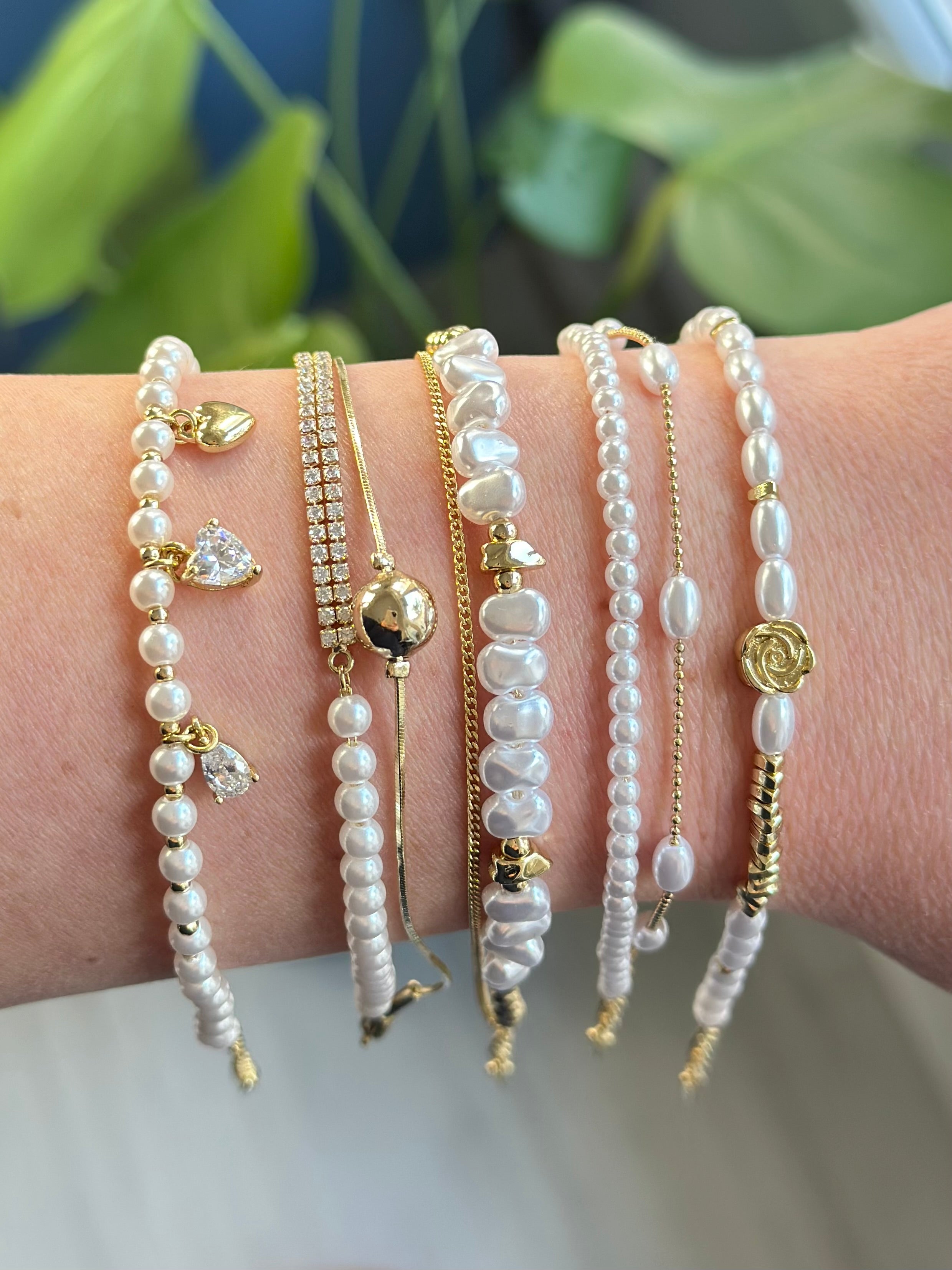 Özel Seri Xuping Charm Sallantılı İnci Bileklik