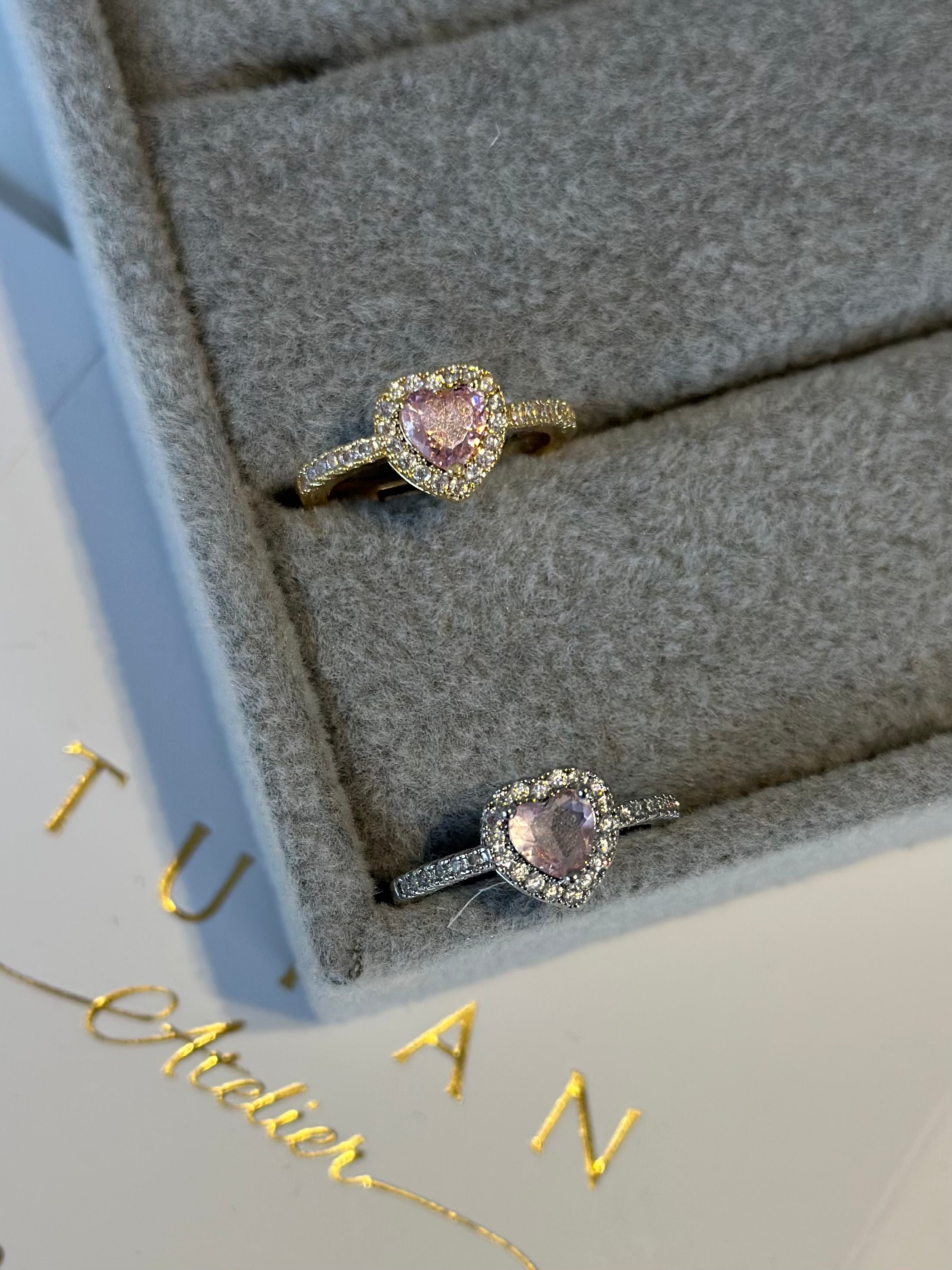 Pembe Kalp Marka Yüzük