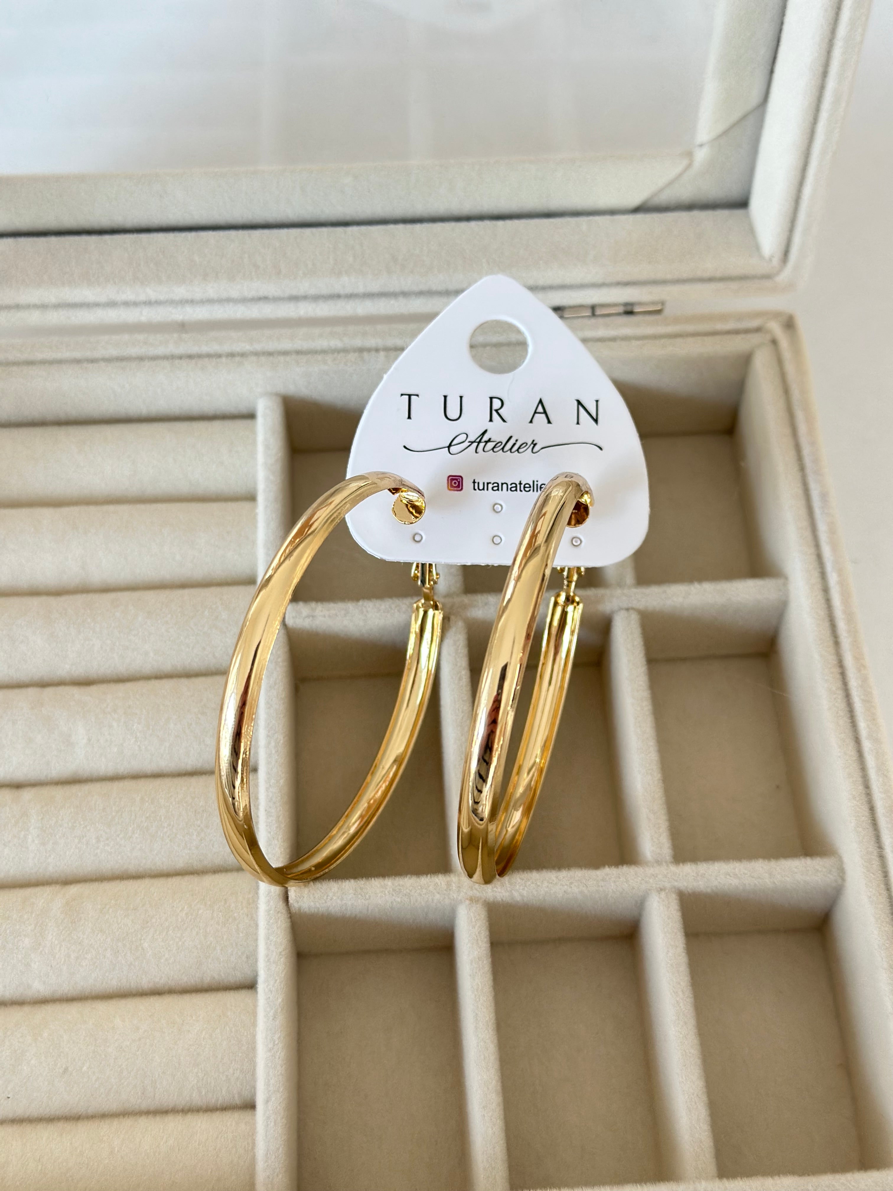 Bombe Halka Küpe İç Çap Ölçüsü: 5 cm