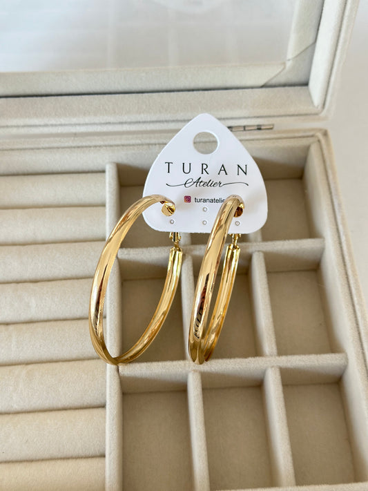 Bombe Halka Küpe İç Çap Ölçüsü: 5 cm