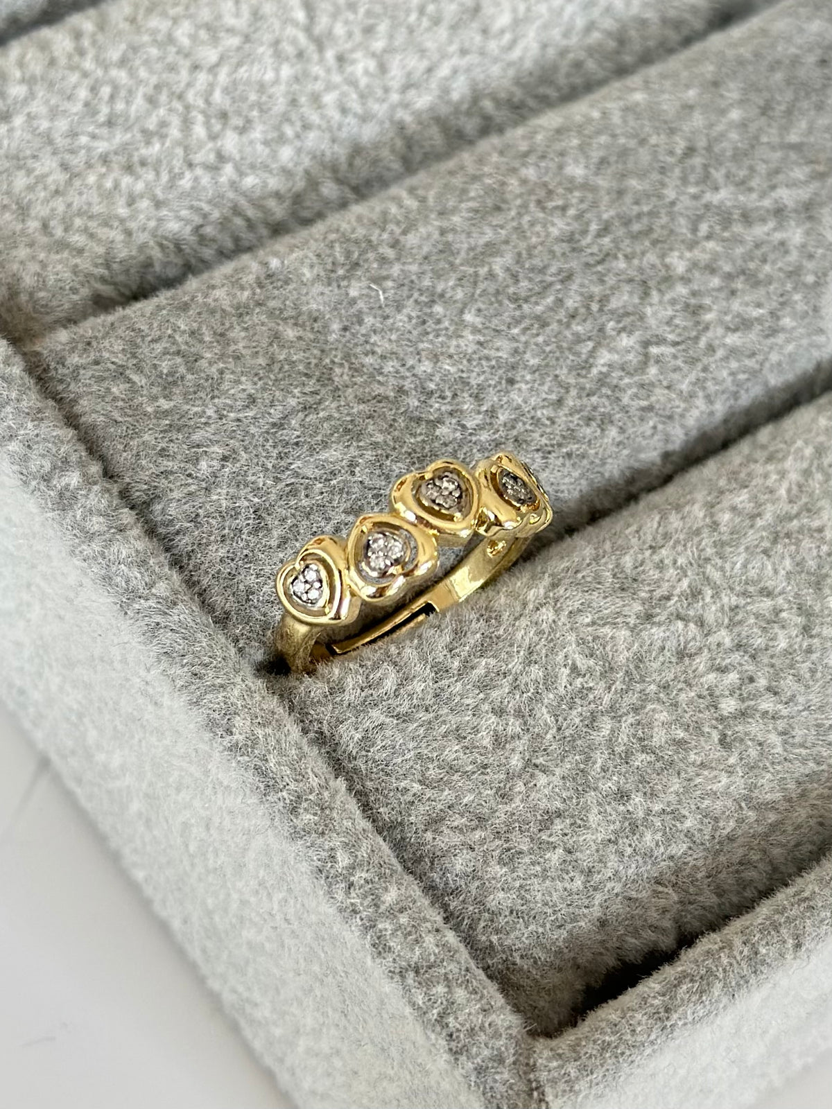 Özel Seri Kalp Yolu Yüzük