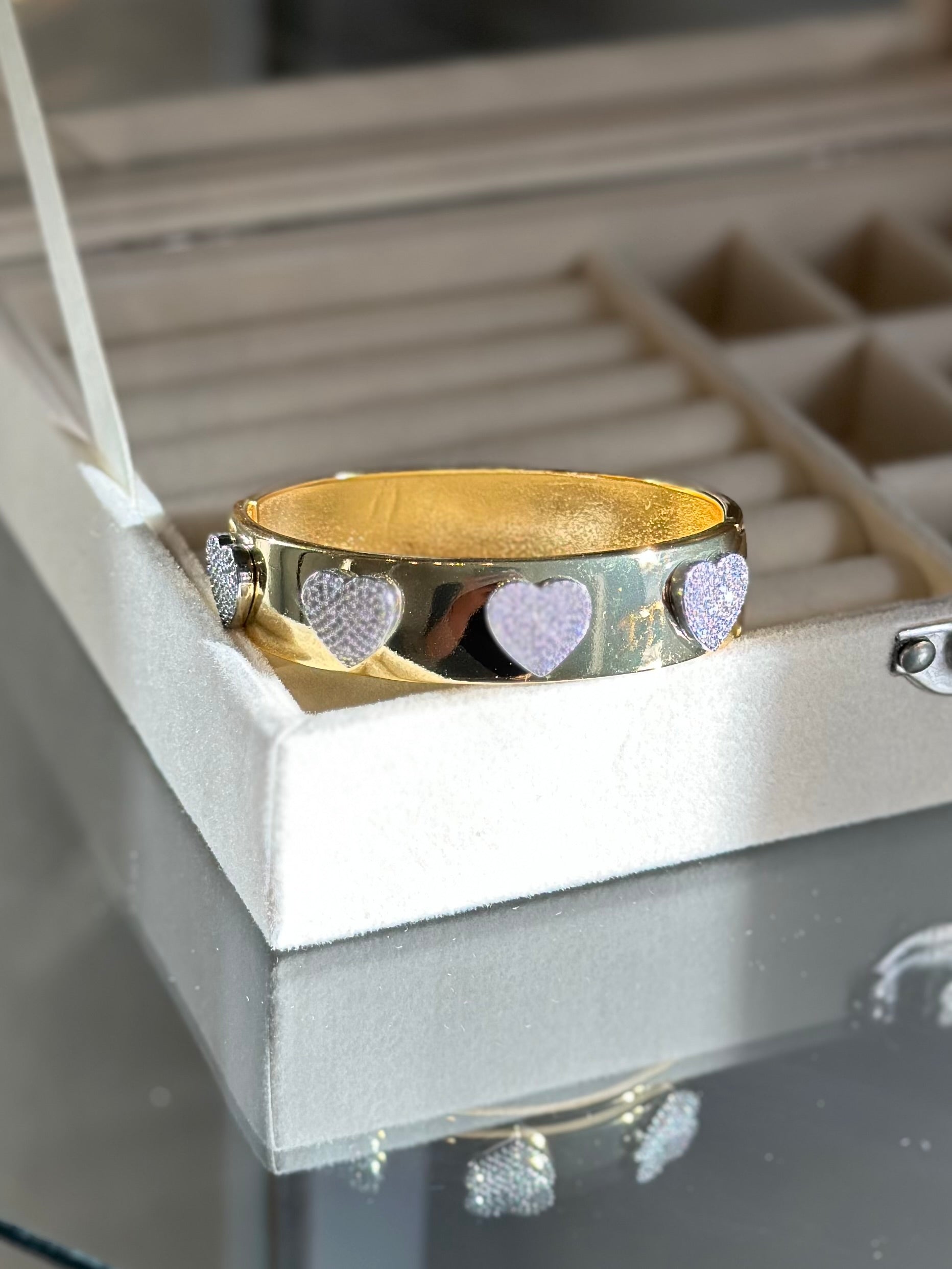 Özel Seri Zirkon Kalp Yıldız Kelepçe