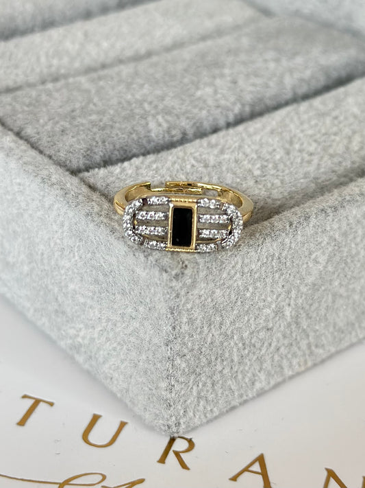 Siyah Tasarım Yüzük