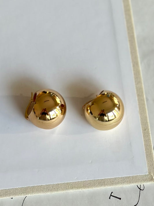 Gold Top Sepet Küpe