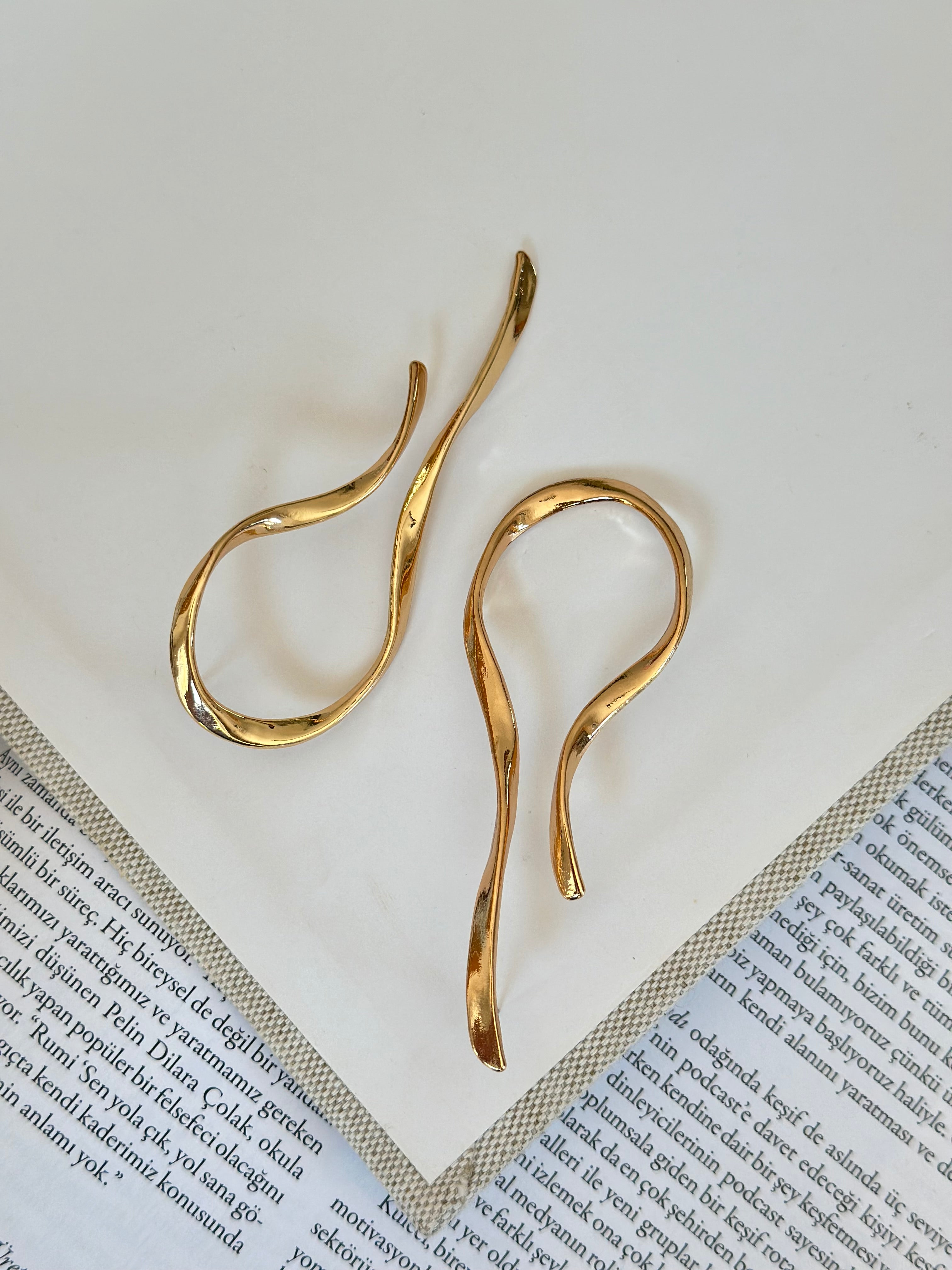 Asimetrik Pinterest Küpe