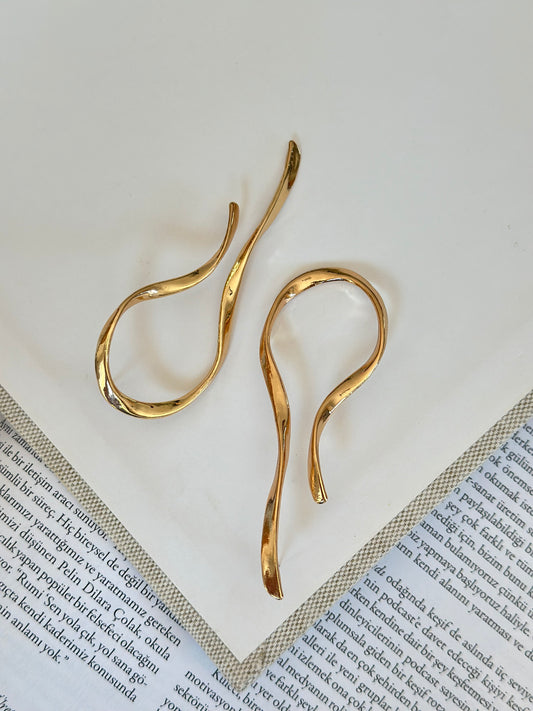 Asimetrik Pinterest Küpe