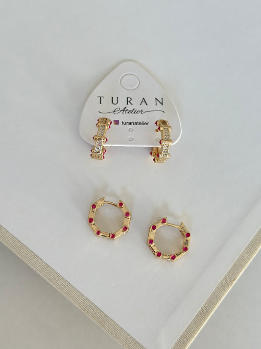 Mini Halka Leyla Küpe