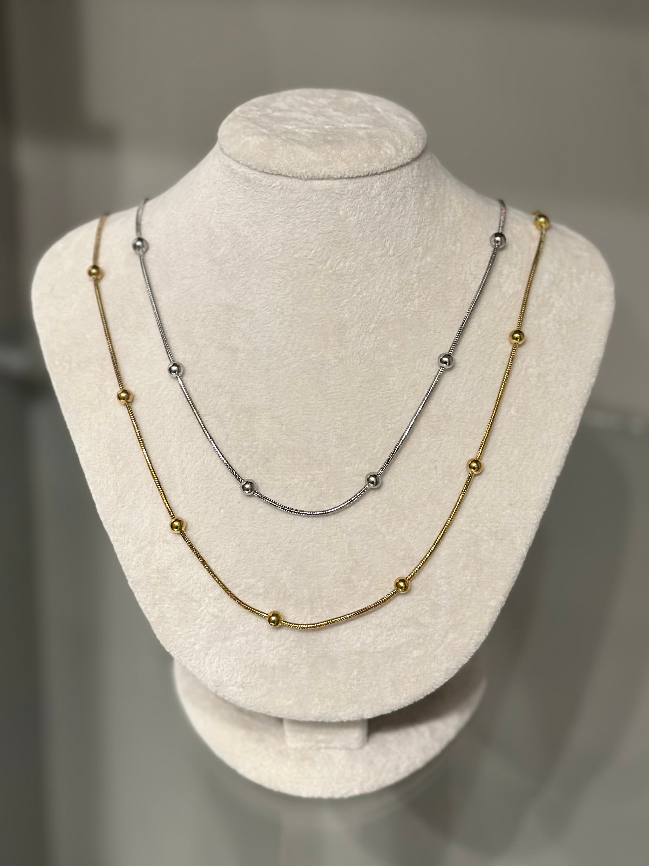 50 cm Topçuk Çelik Kolye