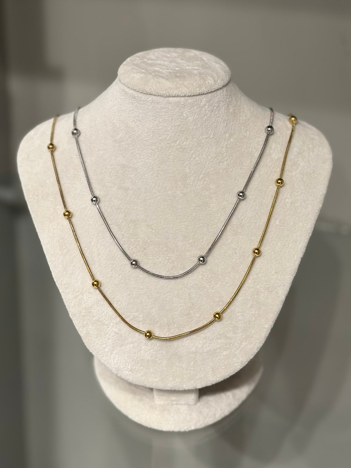 50 cm Topçuk Çelik Kolye