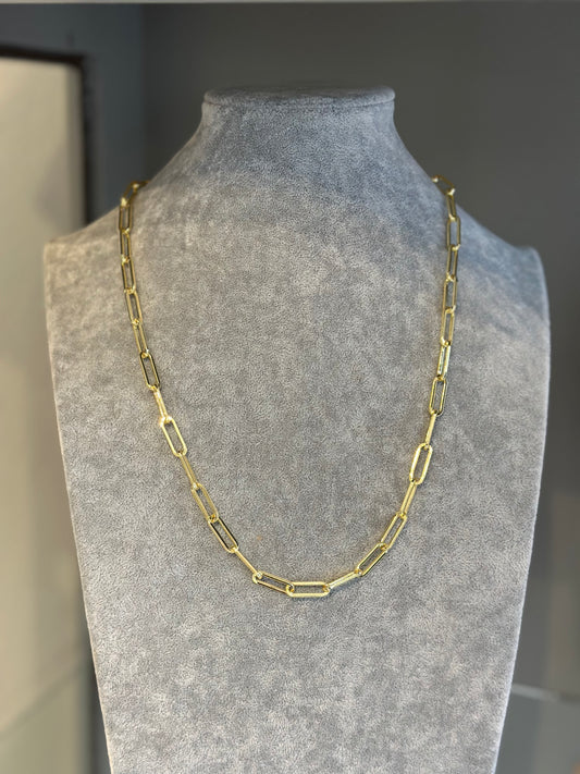 14K Renk Ataç Orta Altın Model Kolye