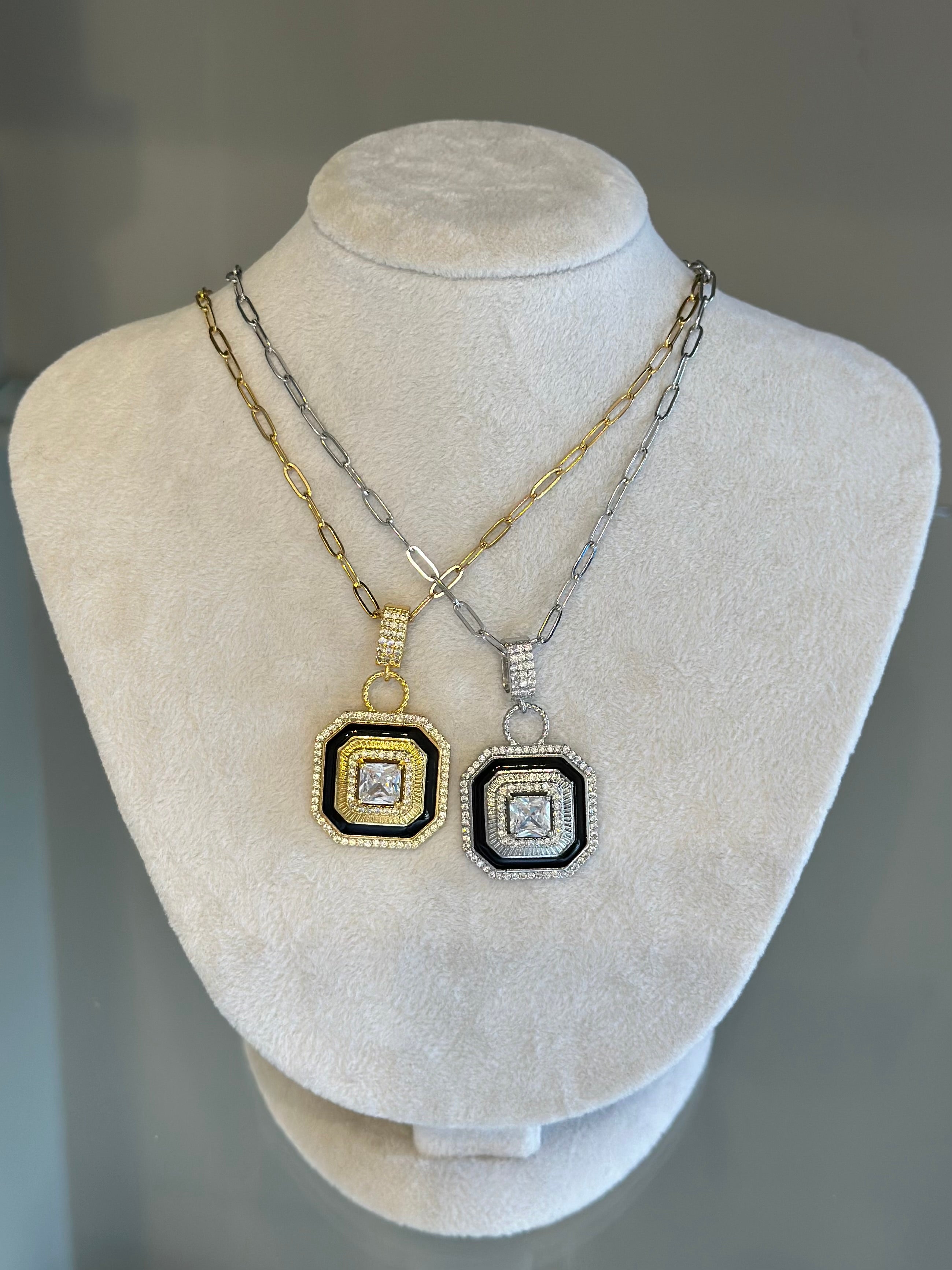 Ataç Zincir Elmas Model Kolye