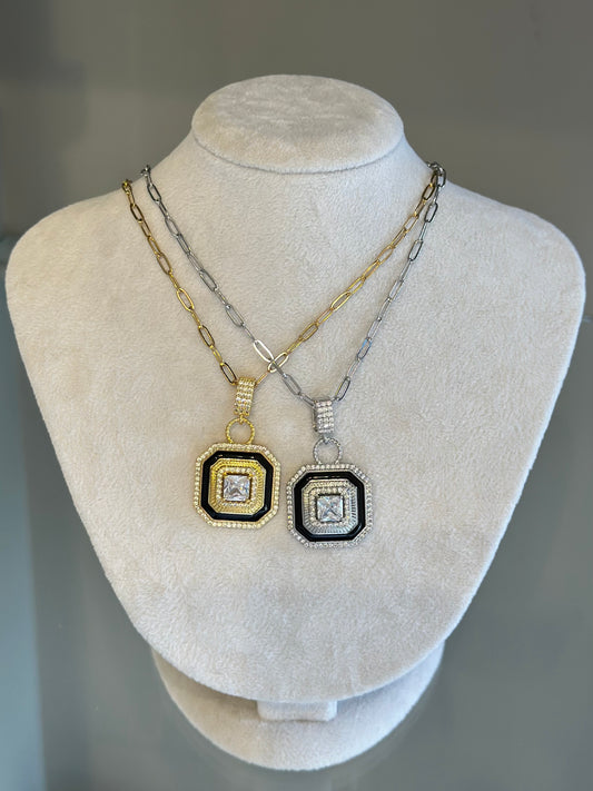 Ataç Zincir Elmas Model Kolye