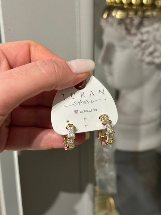 Mini Halka Leyla Küpe