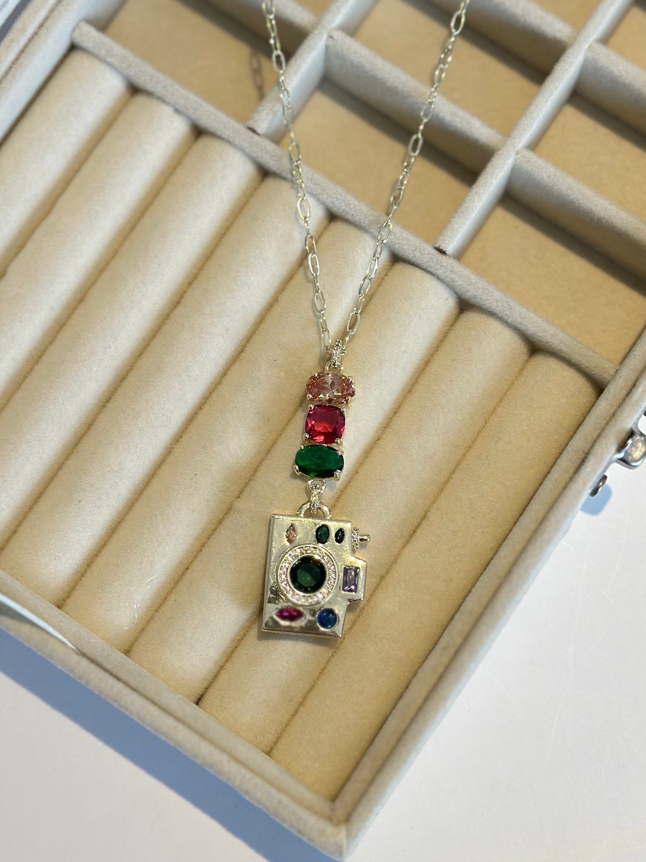 Influencer Renkli Tasarım Kolye