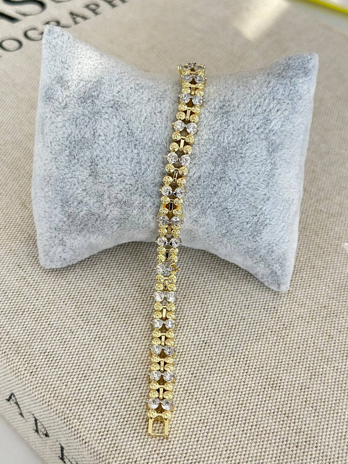 Özel Seri Çift Sıra Taşlı Bileklik