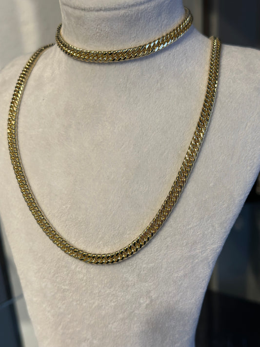 Özel Seri 14K Renk Altın Model Xuping Sık Gurmet Kolye Bileklik Set