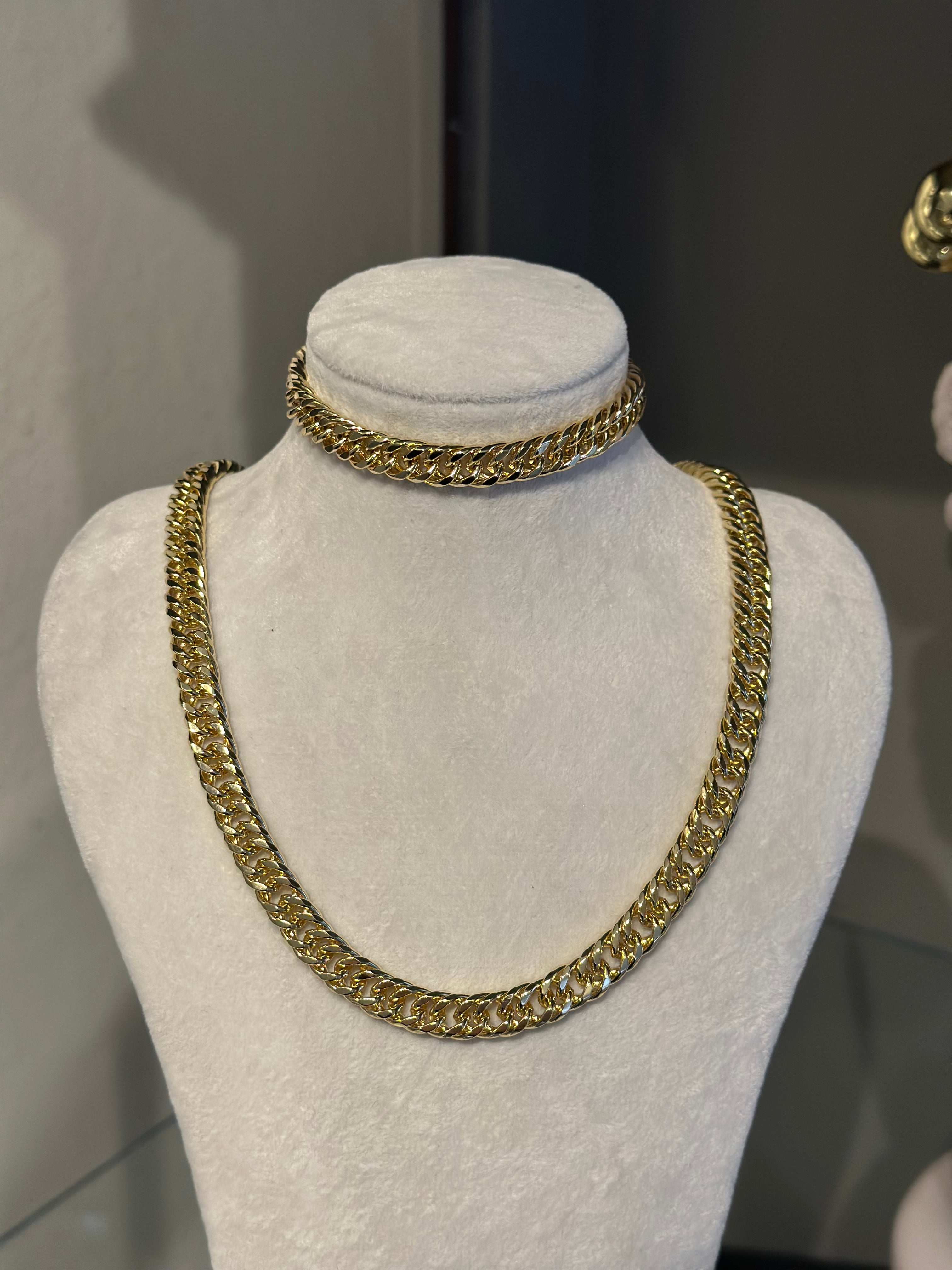 14K Renk Altın Model Gurmet Xuping Kolye Bileklik Set