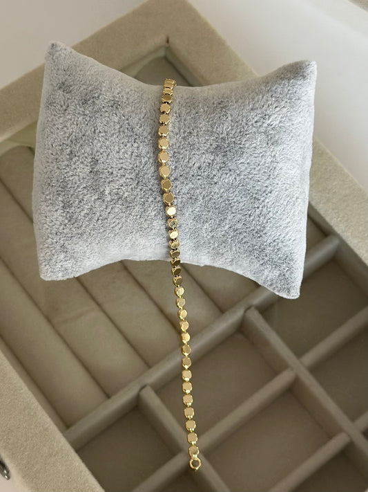 Pul Zincir 14K Renk Xuping Bileklik