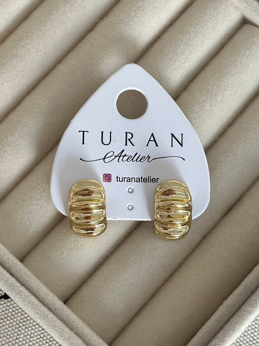 Çizgi Model Yarım Ay Küpe