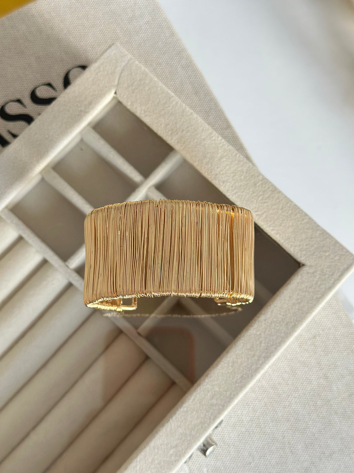 Tel Sarma Orta Kalınlık Gold Kelepçe