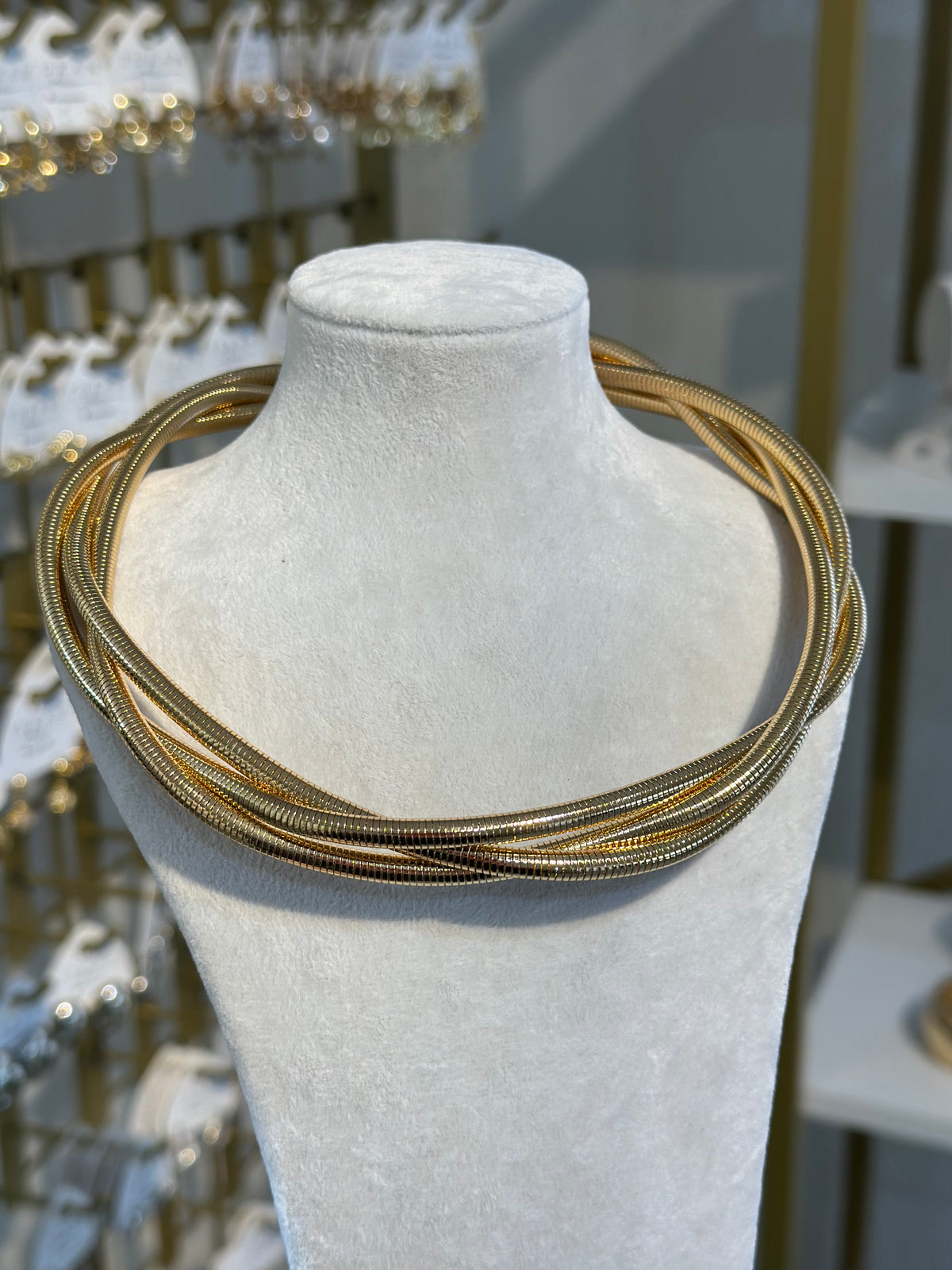 Sarmal Gold Boru Kolye