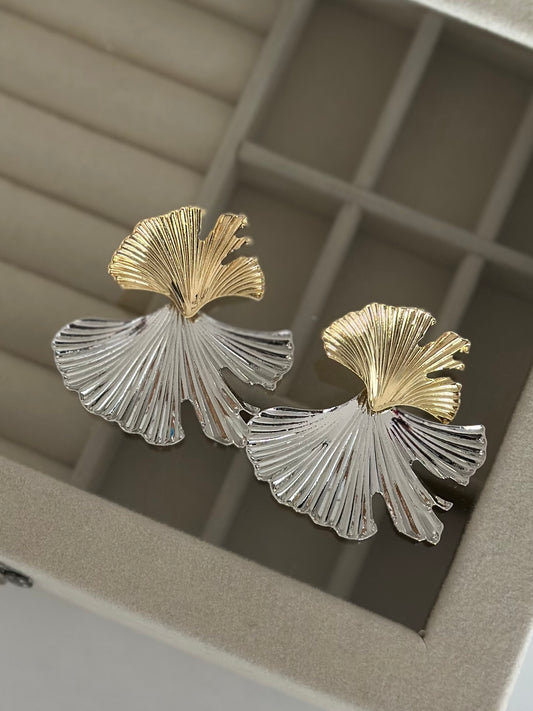 Mix Renk Yaprak Küpe