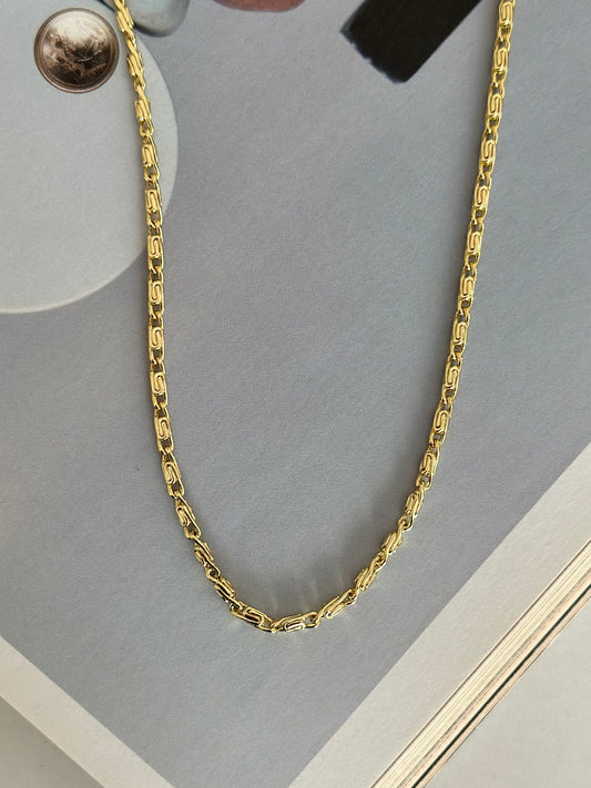 Xuping Çubuk Bar 14K Renk Zincir kolye