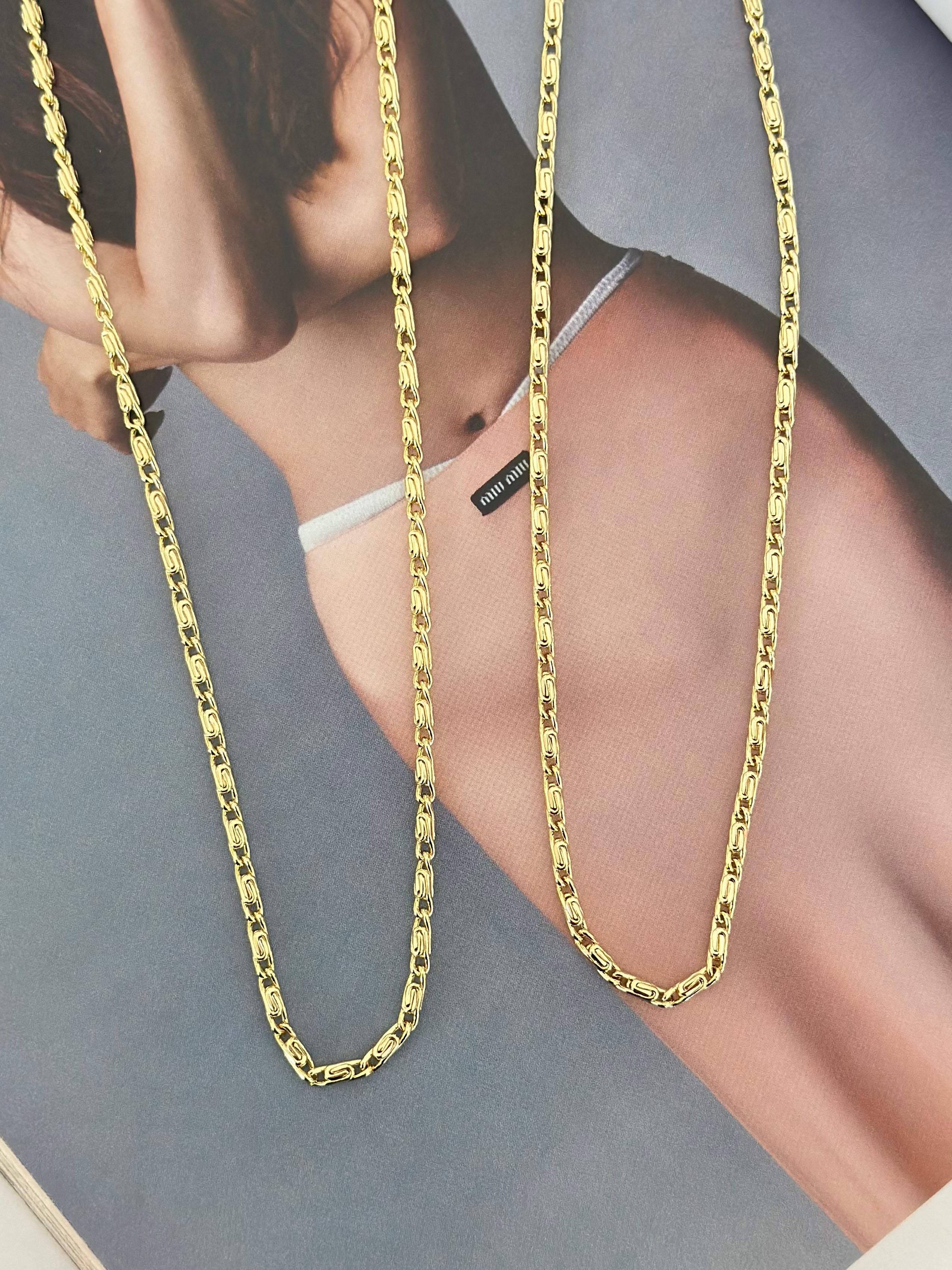 Xuping Çubuk Bar 14K Renk Zincir kolye