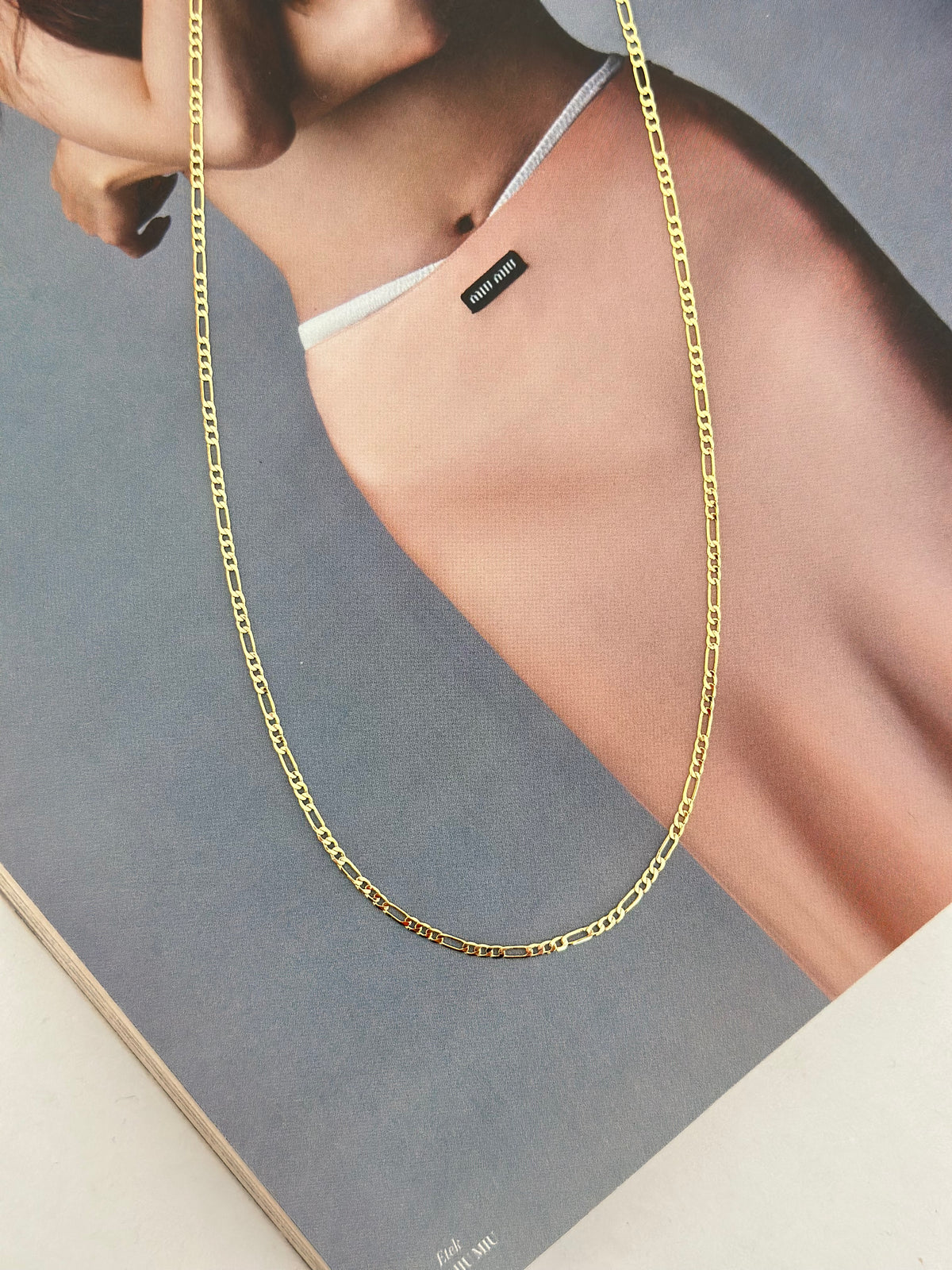 Xuping 14K Renk Clip Zincir Kolye