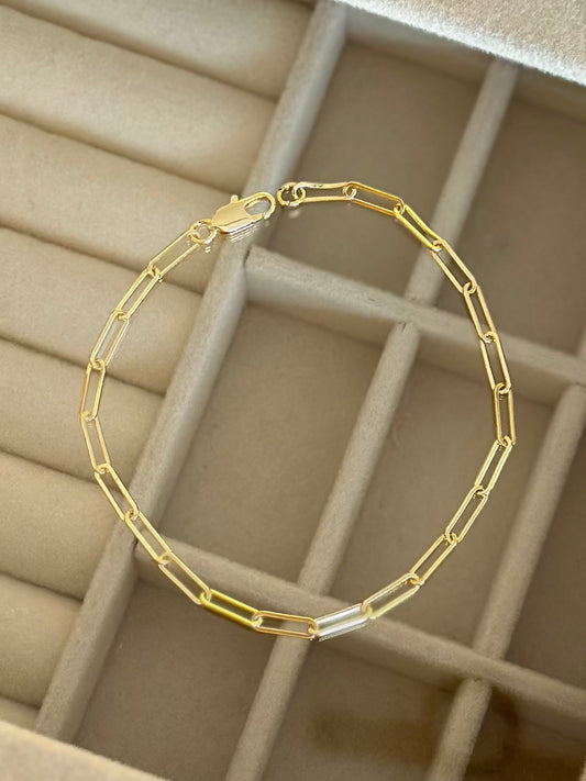 İnce Minimal Ataç Bileklik